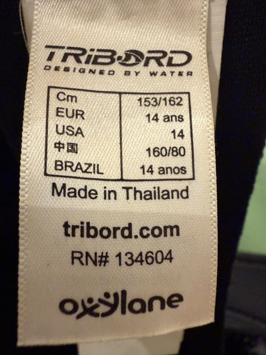 Fato de surf de neoprene da Tribord