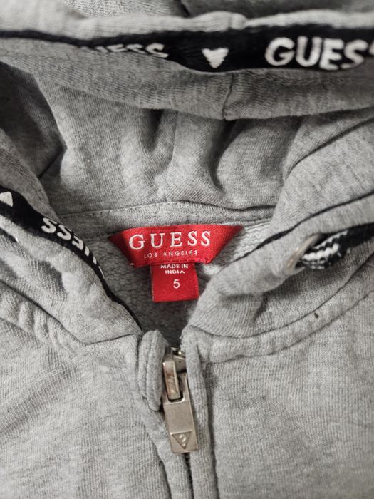 Bluza chłopięca rozpinana szara Guess rozm 5 lat 110
