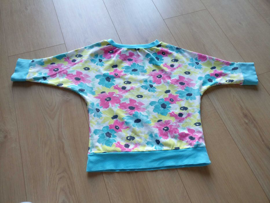bluzka handmade kwiaty rozmiar S/36