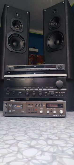 Hi-fi система ресивер cd и DVD дека кассетная дека , акустическая система
