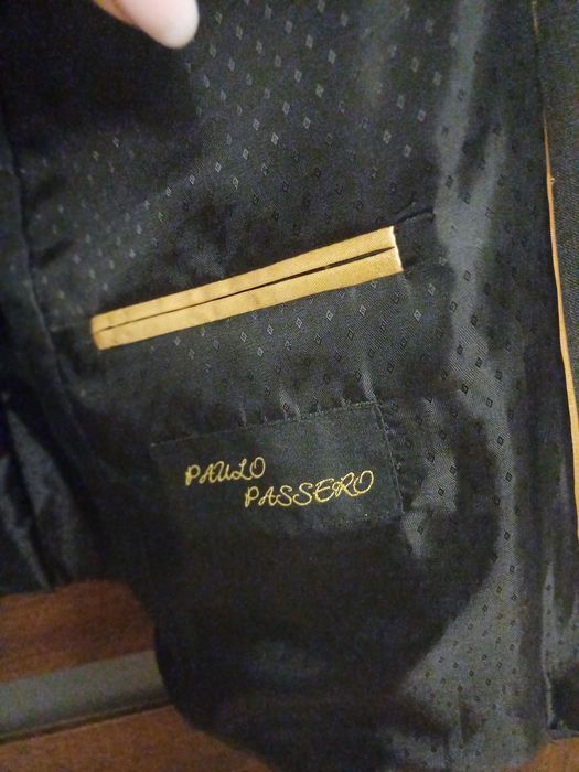 Sprzedam garnitur męski kolor stalowy