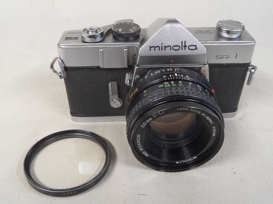 Minolta SR-1 z bardzo jasnym obiektywem