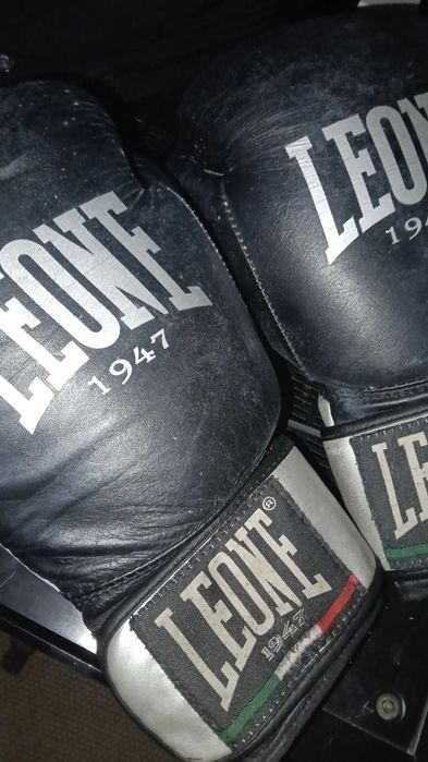 Luvas de Boxe Leone 1947 16oz como novas