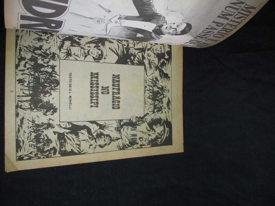 Livro BD Tex Naufrágio no Mississipi Globo