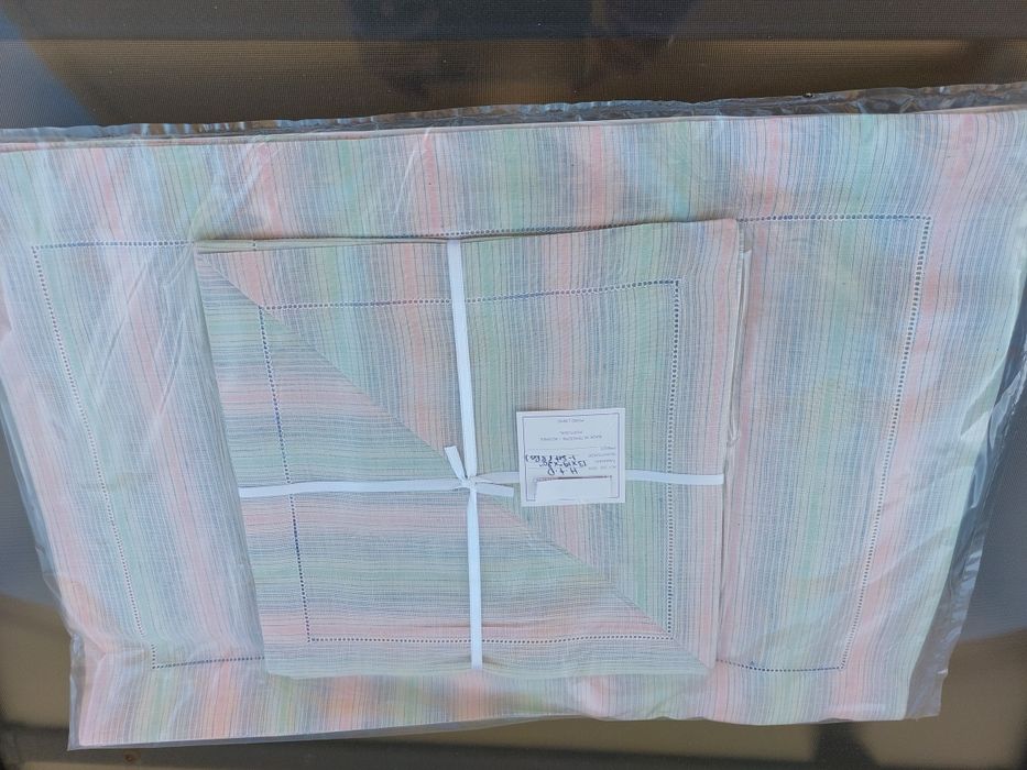 Puro linho bordado- diversos artigos