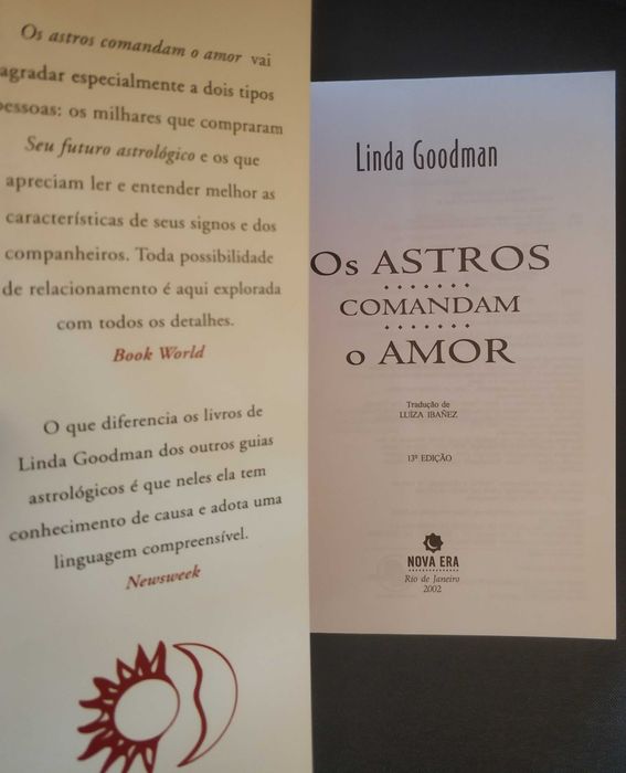Livro "Os Astros Comandam o Amor" - Linda Goodman