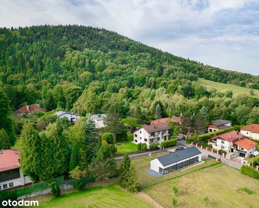 Nowoczesny dom parterowy z unikatowym widokiem na góry