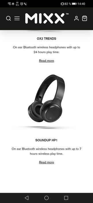 Бездротові навушники MixxAudio