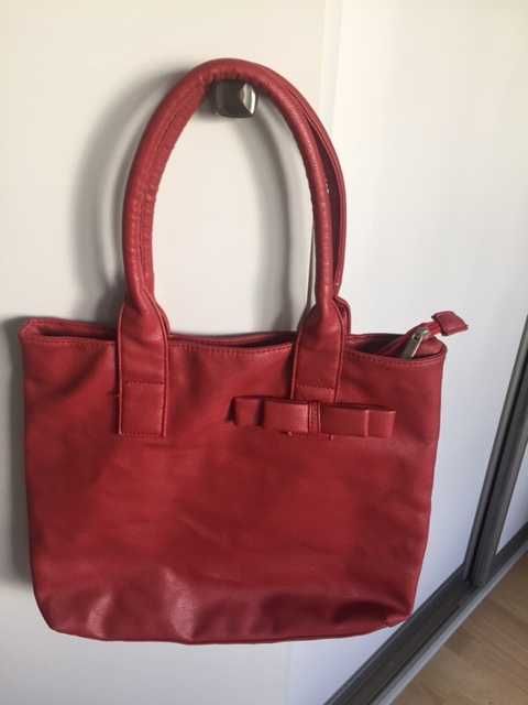 Torebka damska na ramie bordowa