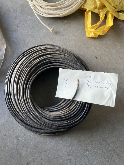 kabel w oplocie bawełny NSU DKW BMW IŻ ZUNDAPP BSA NORTON M72