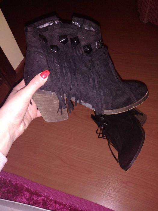 Botas 36 com franjas