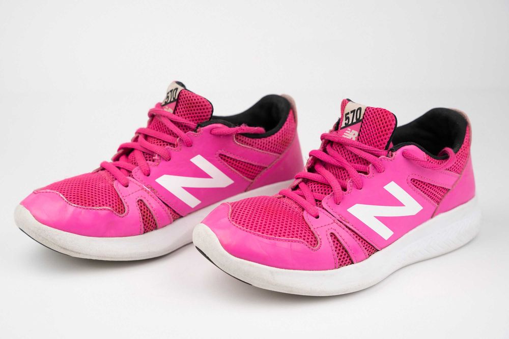 Дитячі кросівки New Balance 570 35,5 розмір рожеві взуття на дівчинку, Детские кроссовки розовые обувь