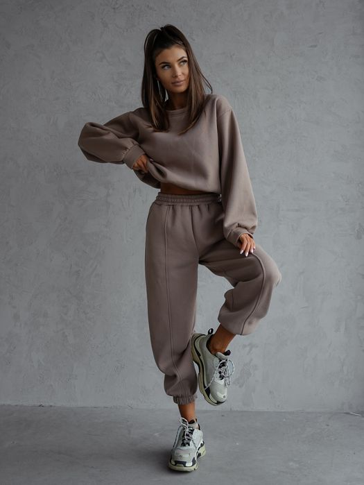 Dres ocieplany mocha