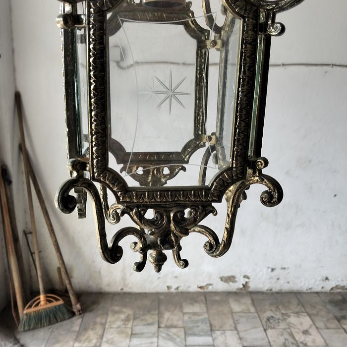 Candieiro antigo 2 peças