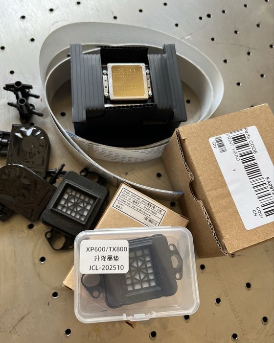 УФ запчастини для принтерів (голівки xp600,f17,f18,i3200, демпфера)