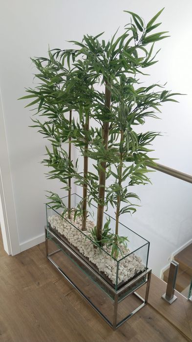 Floreiras inox polido