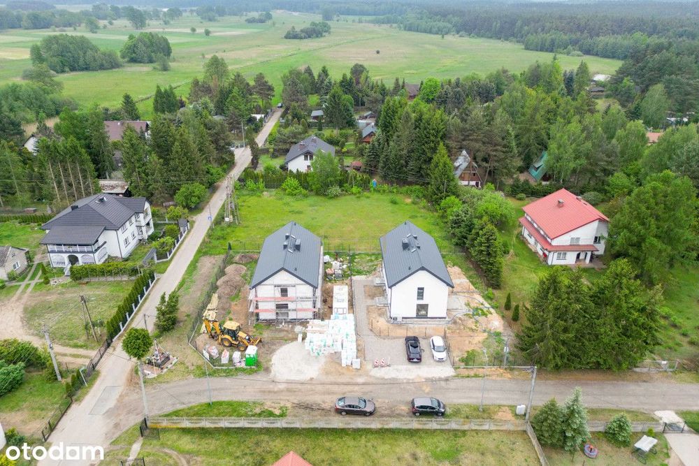 Bliźniak w Borkach, gmina Radzymin | Pompa ciepła