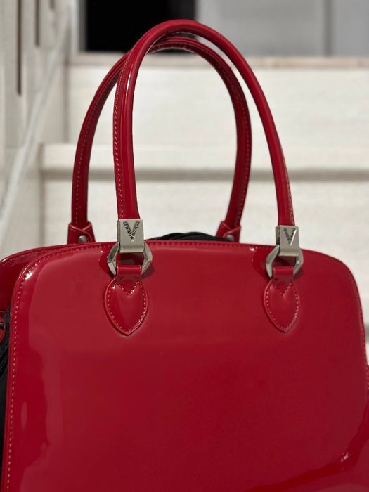 Кожано лакова сумка