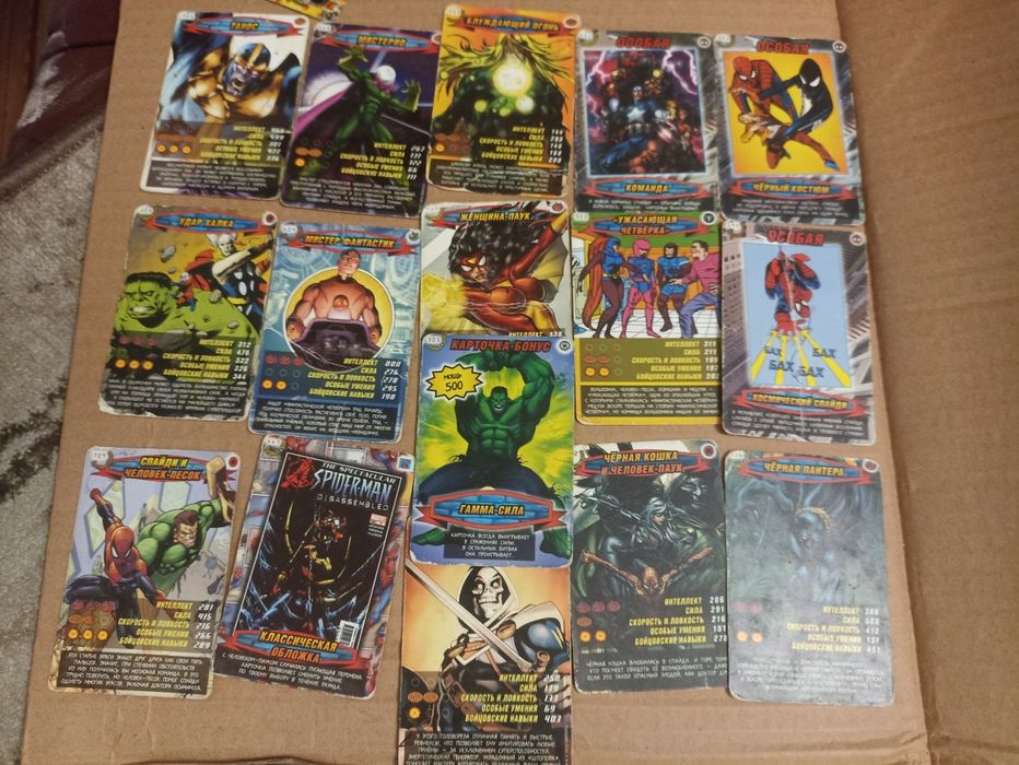 Карточки человек паук черепашки ниндзя трансформеры