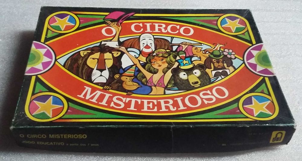 Raro Jogo de tabuleiro - O Circo Misterioso - completo