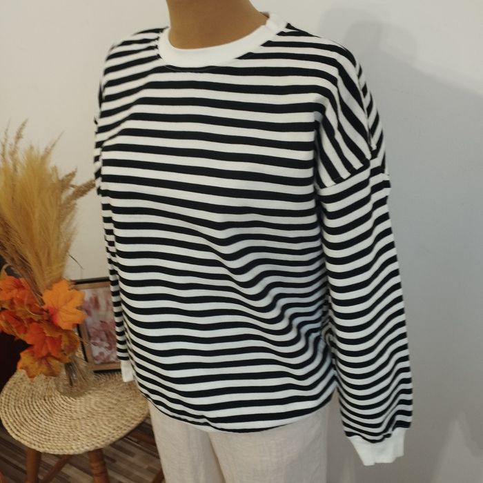 Bluza damska  Sinsay w paski S/M/L ocieplana oversize meszek nowa