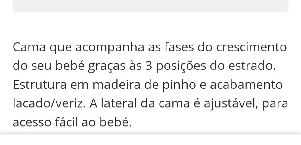 Cama Zippy cor de Carvalho e Lacada em branco