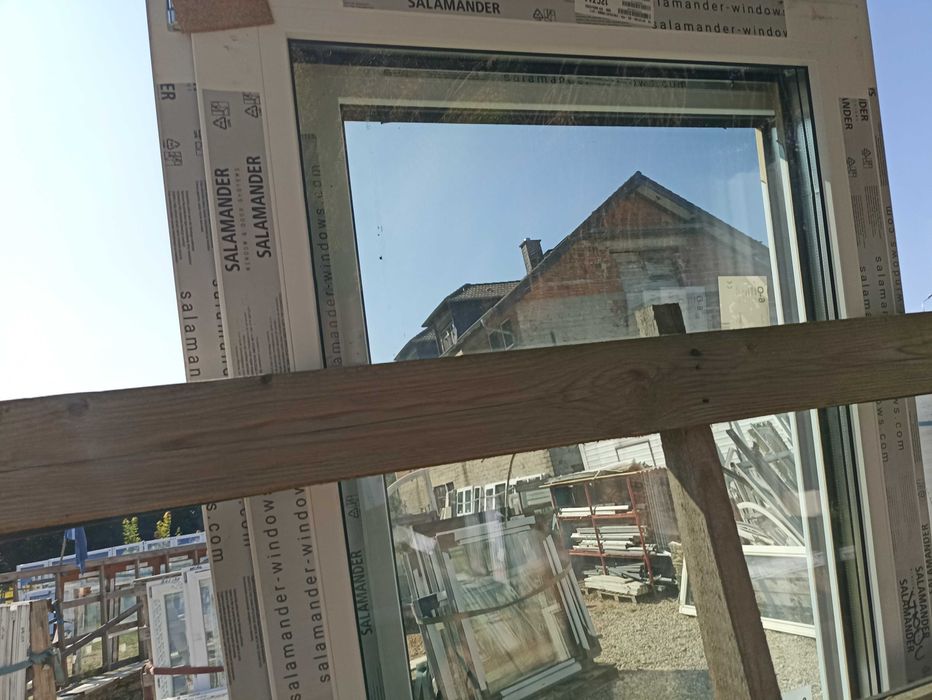 Okno pcv balkonowe 88/228 trzy szybowe