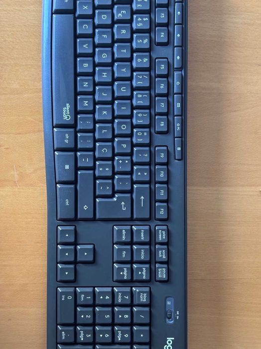 Combo Teclado e rato wireless logitech silent touch MK295