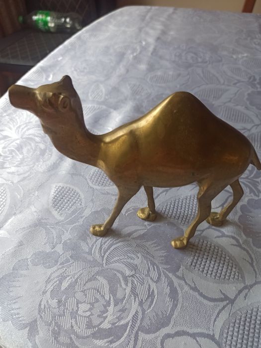 Wielbłąd z mosiądzu