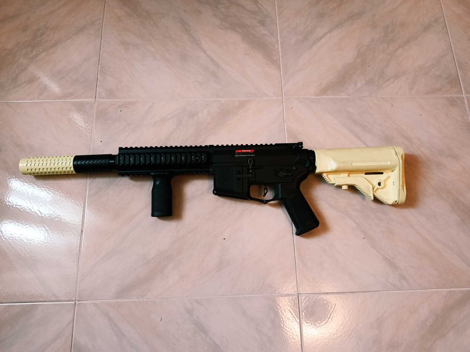 Réplica Ares Amoeba AM-008 M4 (Para Projeto / Mecânicos) + Extras