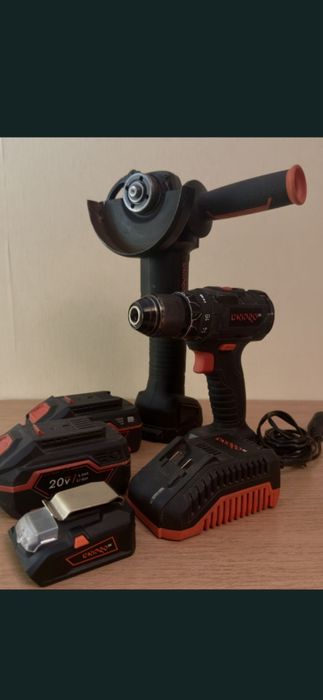 Dnipro m набор болгарка + шуруповерт