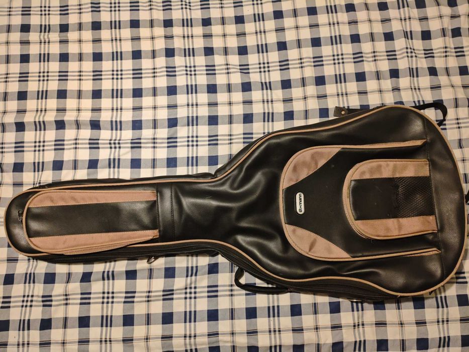 Guitarra acústica Harley Benton CLG 48 CE Wide NT com Saco Premium