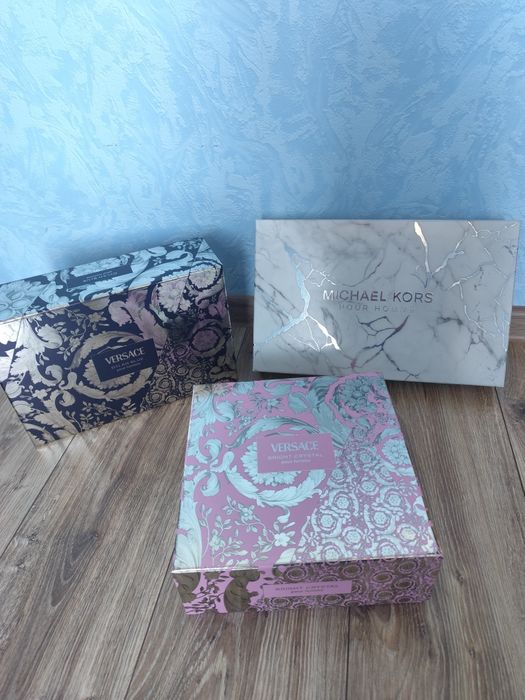 Коробки Versace,  Michael Kors