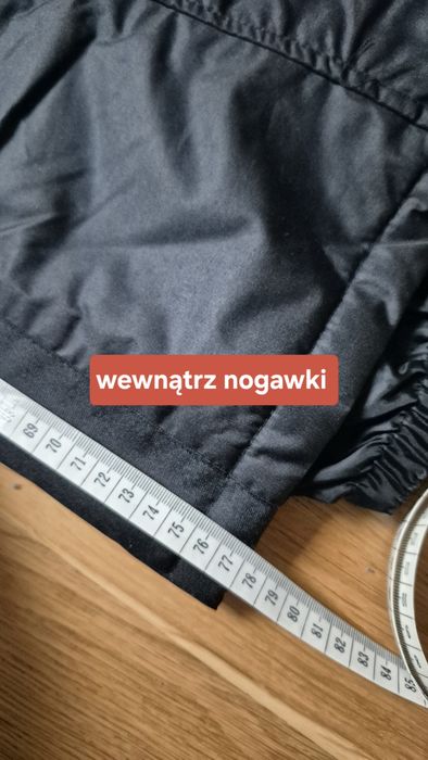 Nowe spodnie narciarskie damskie z membraną 40 r. Crivit