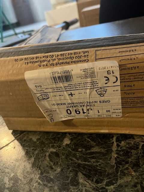 Stopnica Kwazar Grafit T 30 x 30 Ceramika Paradyż