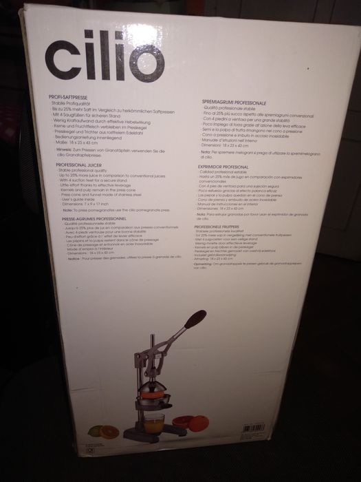 Cilio wyciskarka nowa