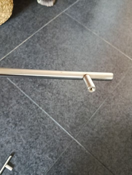 Puxadores em aço inoxidável