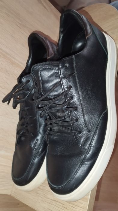 Шкіряні чоловічі кеди 44р.