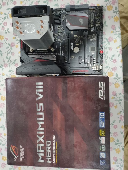 Kit ASUS Rog Maximus VIII + I7 6700k + Cooler Master  + ROG Front Base