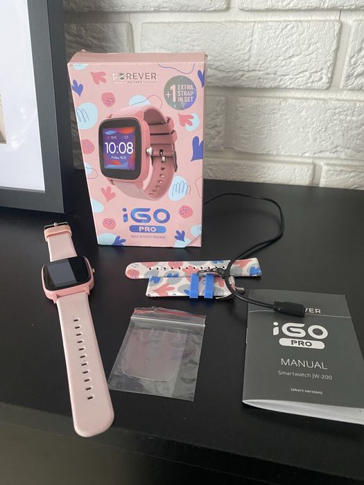 Zegarek SmartWatch iGo PRO Forever IP68 GRATIS  Prezent JW-200