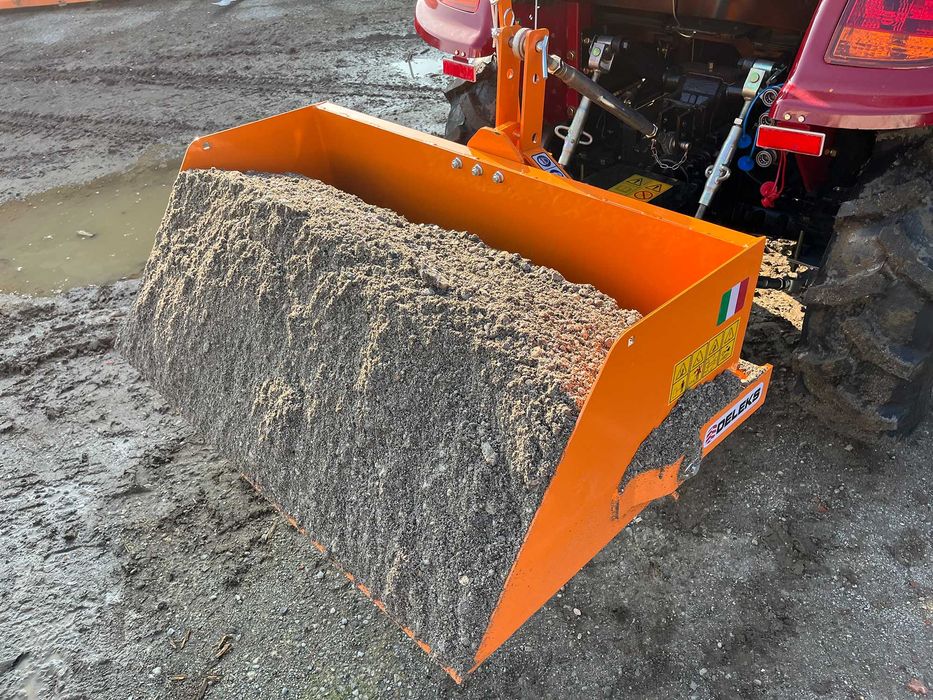 Caixa de Carga Basculante 1.40m BUCKET-140 - Aço Hardox - ENVIO GRÁTIS