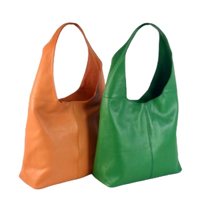 Сумка хобо Мягкая кожаная сумка Шоппер Virginia conti