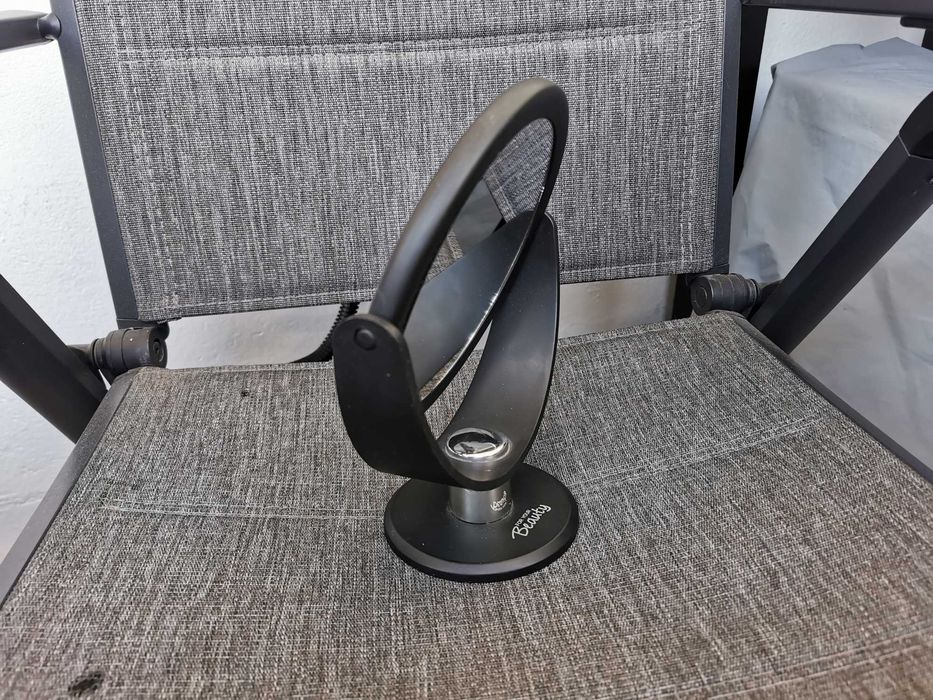 Czarny mat lusterko powiększające dwustronne