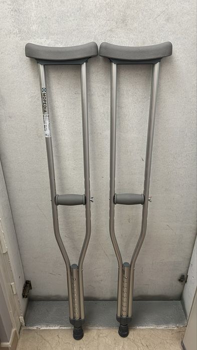 Muletas Adulto Axilares | Muletas Reguláveis Alumínio Pack x2