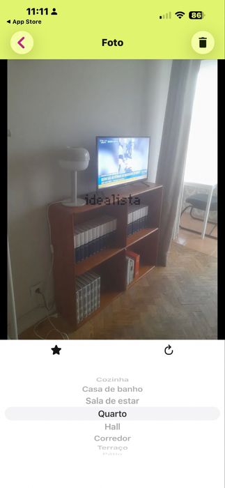 Quarto amadora , com varanda e muito sol