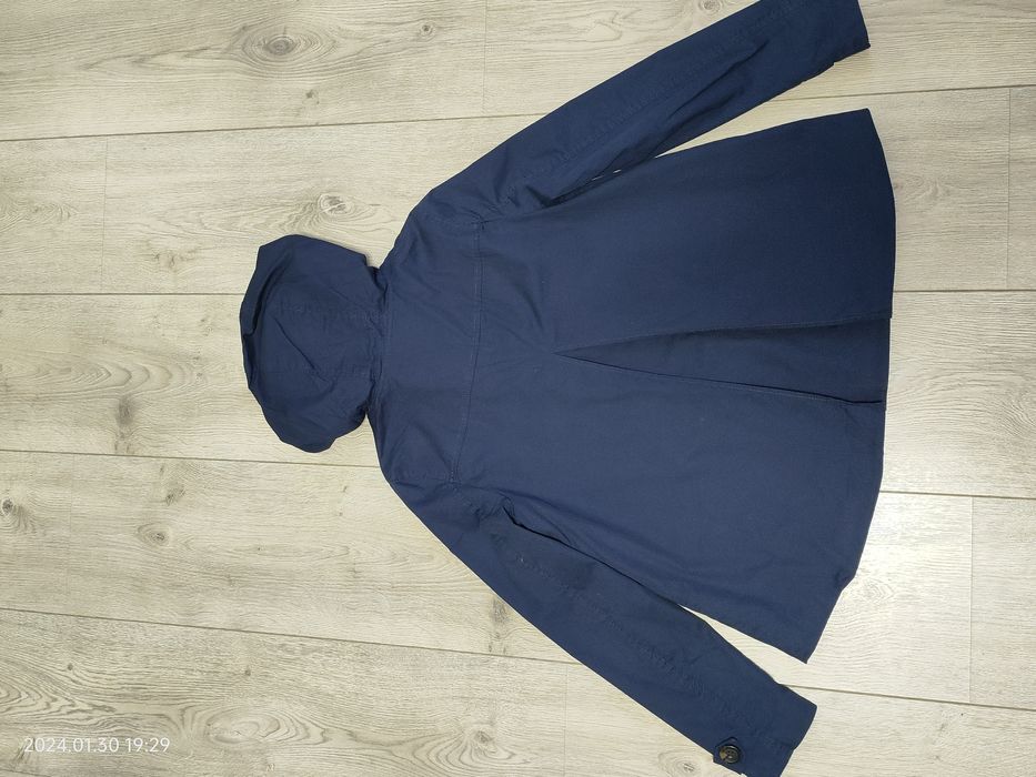 Granatowy płaszczyk dla dziewczynki