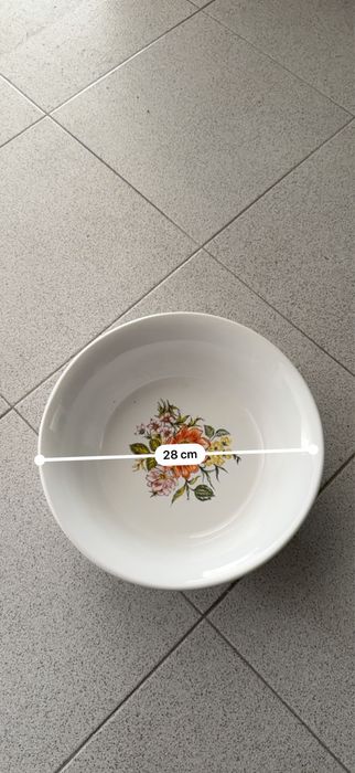 Prato antigo em faiança S. Roque Aveiro – 28 cm