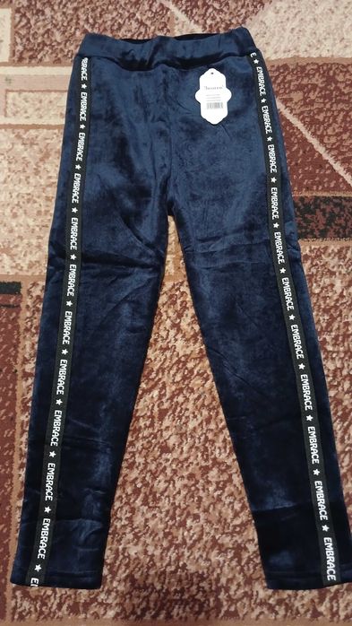 Лосіни для дівчинки велюр нові(теплі).