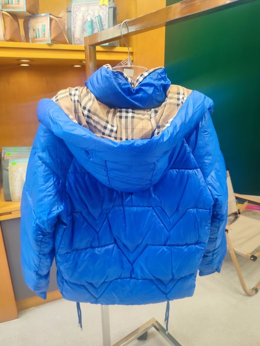 Kurtka zimowa z dodatkiem kraty