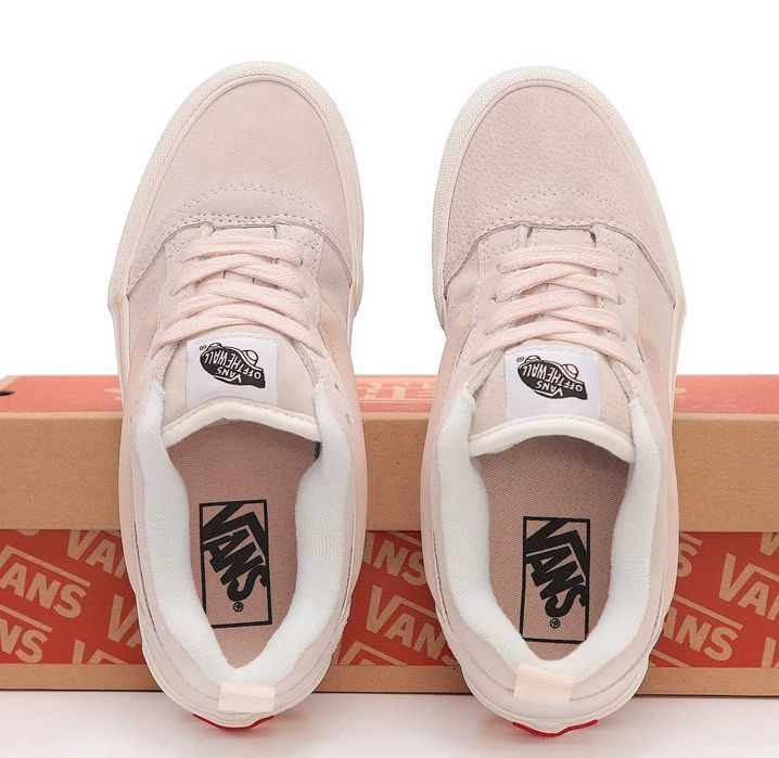 Женские кеды Vans KNU Skool Pastels Pink VN0009QCPNK ванс кну скул